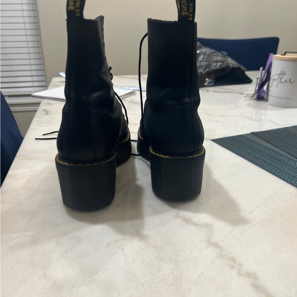 Dr Martens SHRIVER HI WOMEN'S WYOMING LEATHER HEELED BOOTS
